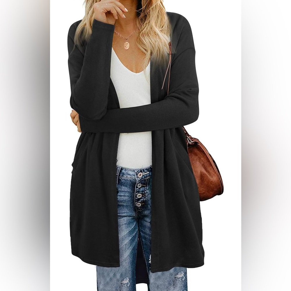 Women's Lightweight Long Sleeve Cardigan, Soft as Melted Butter, Nice Drape